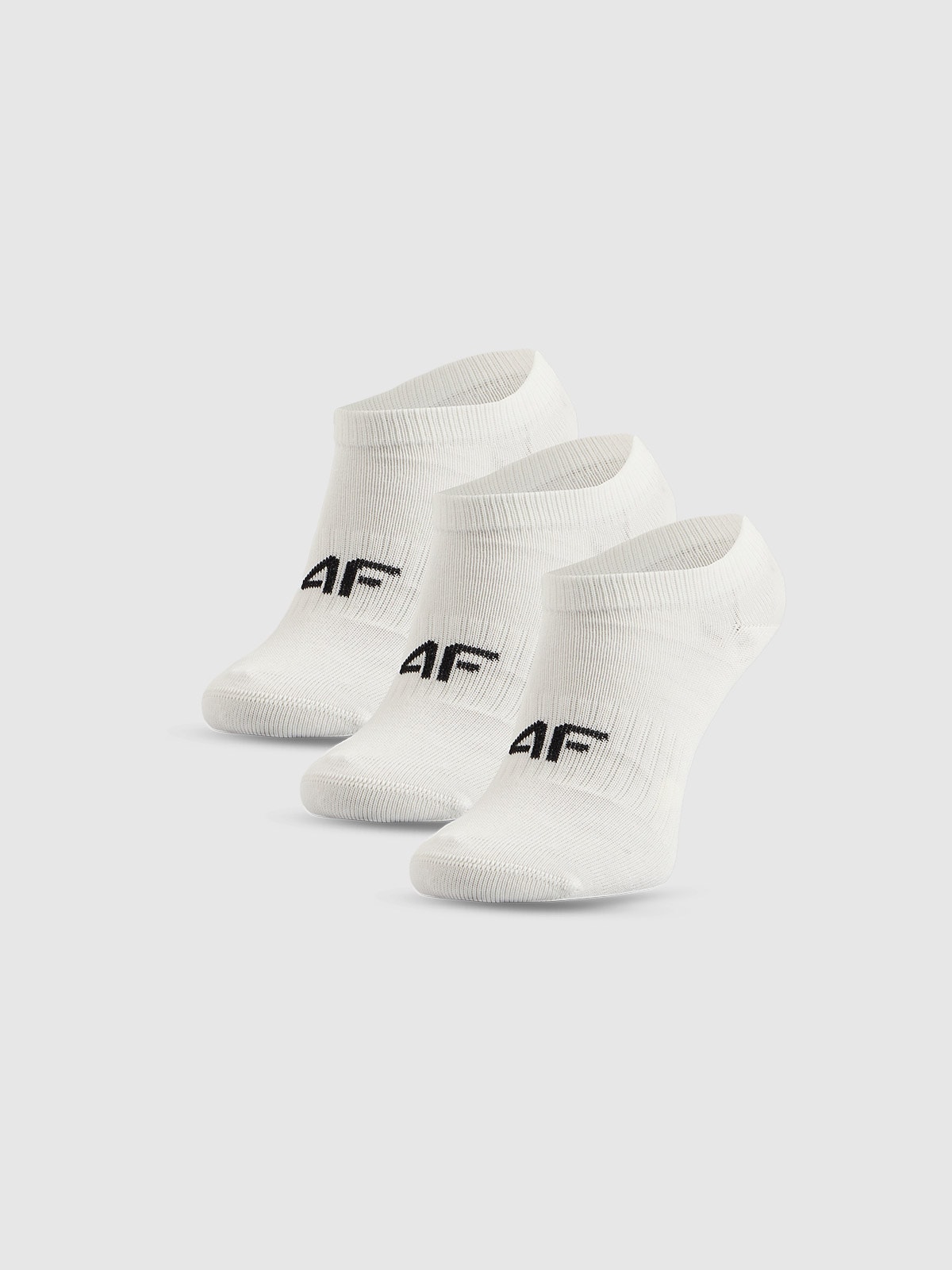 4F Skarpetki krótkie (3-pack) chłopięce - białe 38-40
