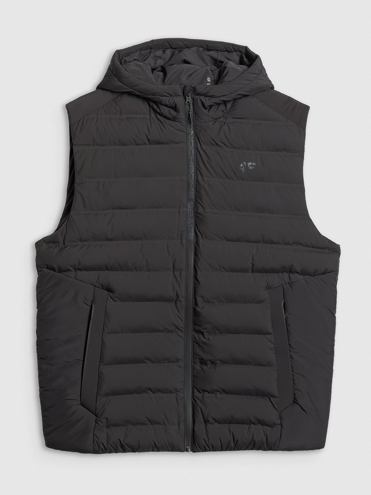 4F Bezrękawnik z wypełnieniem syntetycznym męski - czarny XXL