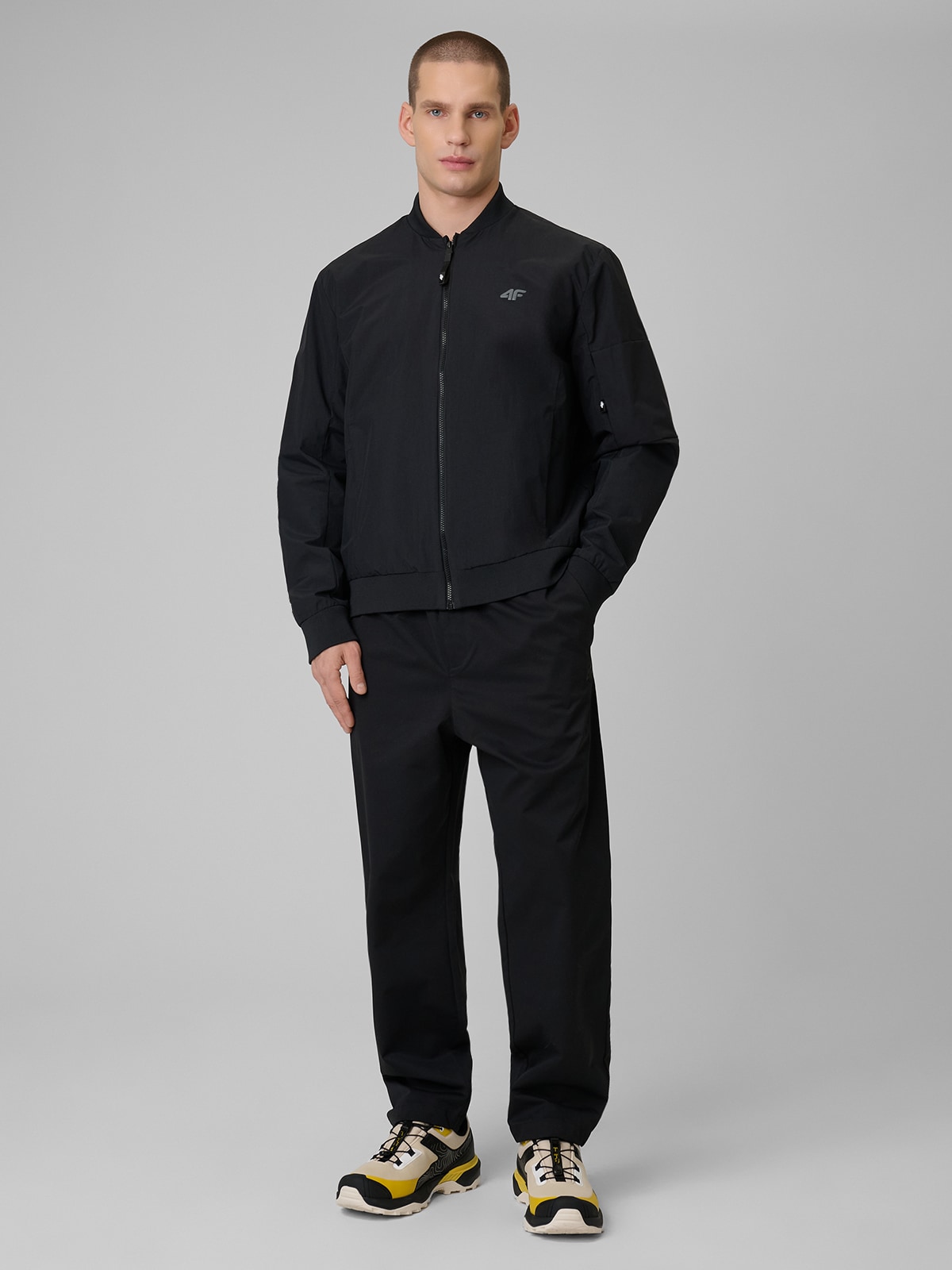 4F Kurtka przejściowa męska - czarna XXL