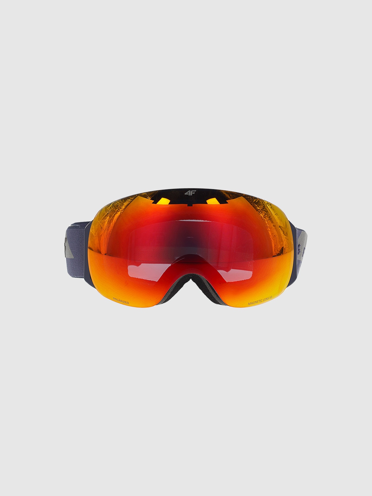 4F Gogle narciarskie kompatybilne z szybkami S PRO uniseks - granatowe MT