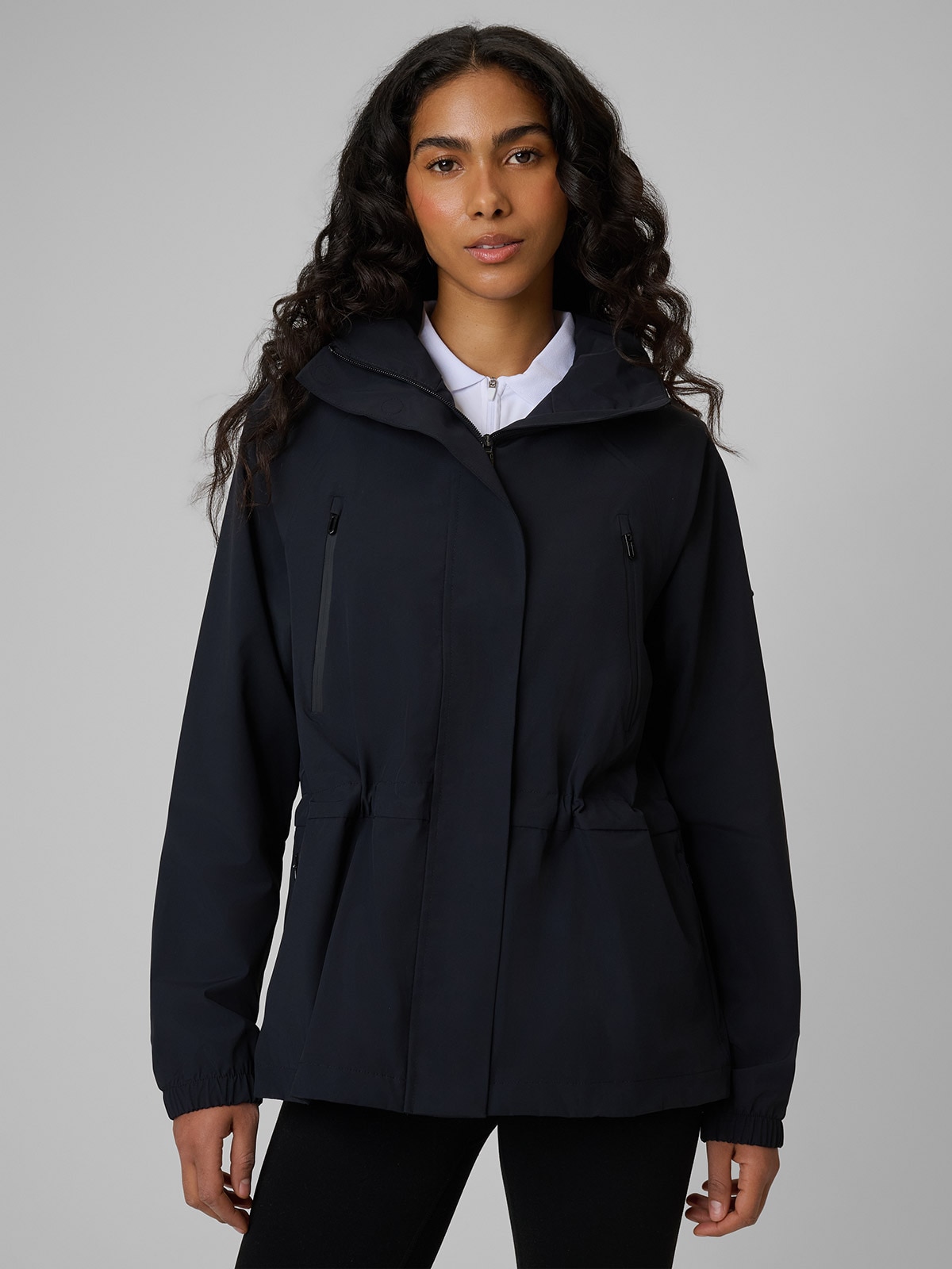 4F Parka przejściowa membrana 5000 damska - czarna XXL