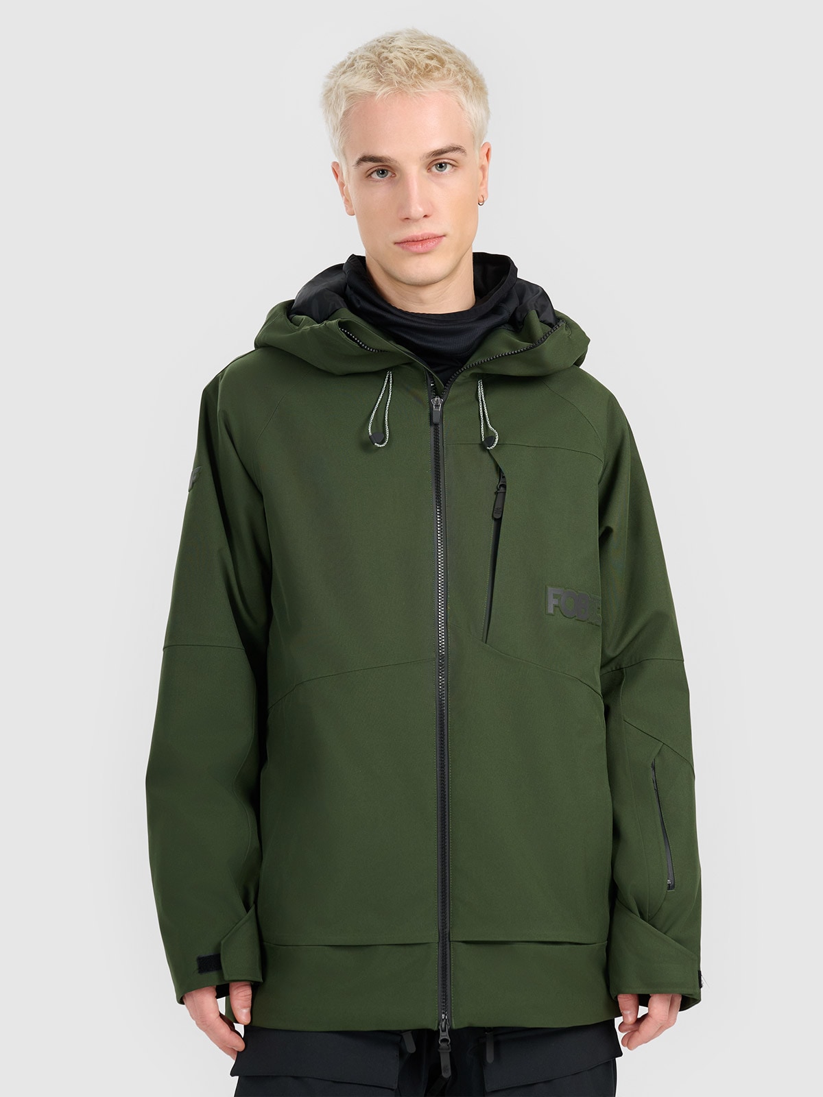 4F Kurtka snowboardowa membrana 15000 męska - khaki XXL