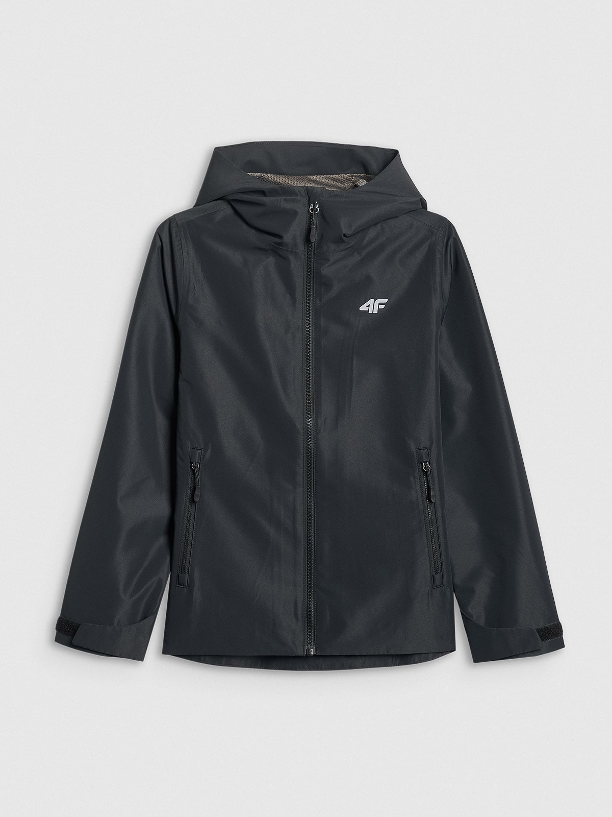 4F Kurtka przejściowa membrana 5000 dziecięca - czarna 164 (13-14 lat)