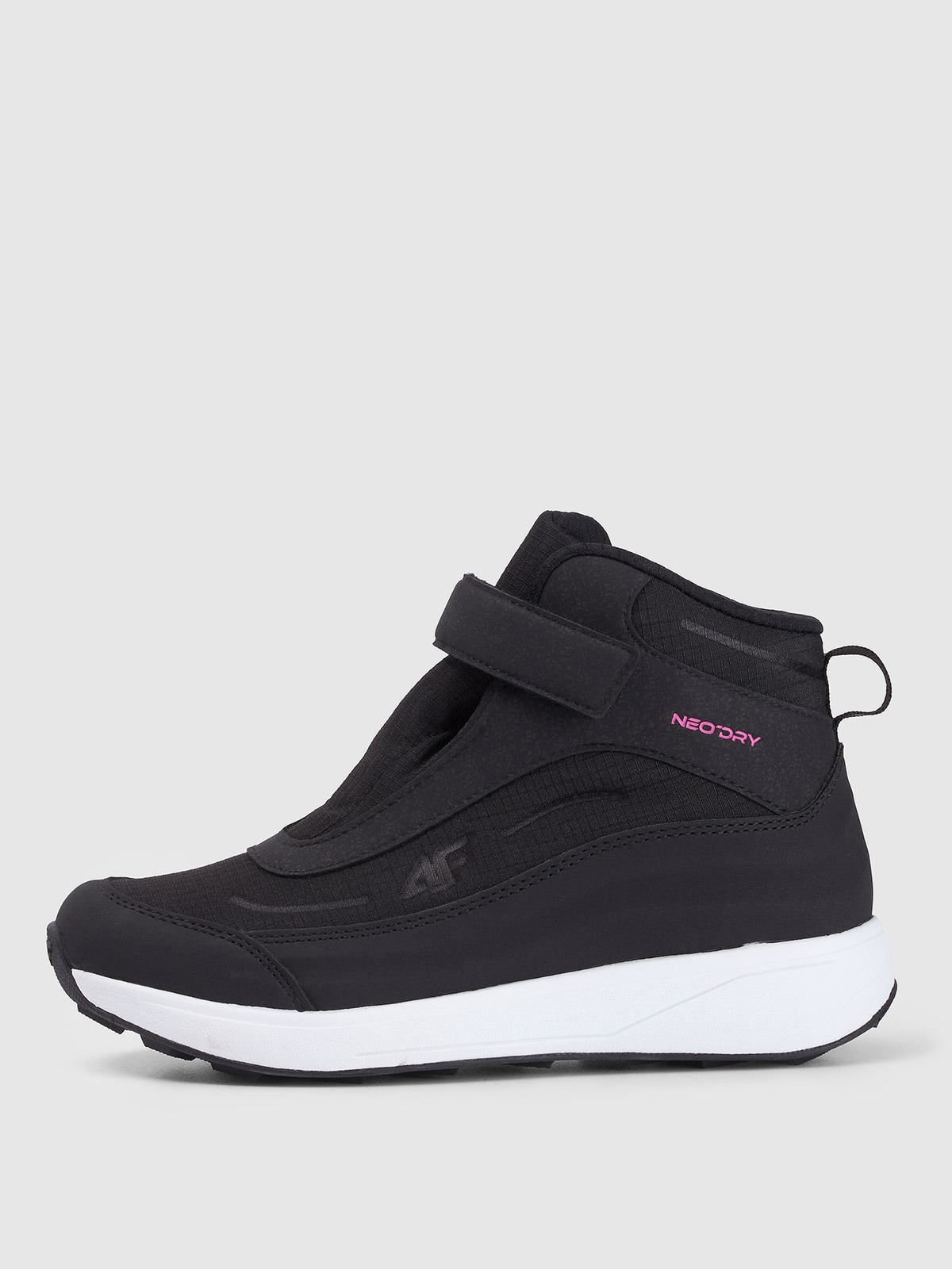 4F Buty zimowe śniegowce z izolacją Primaloft dziewczęce - czarne 38