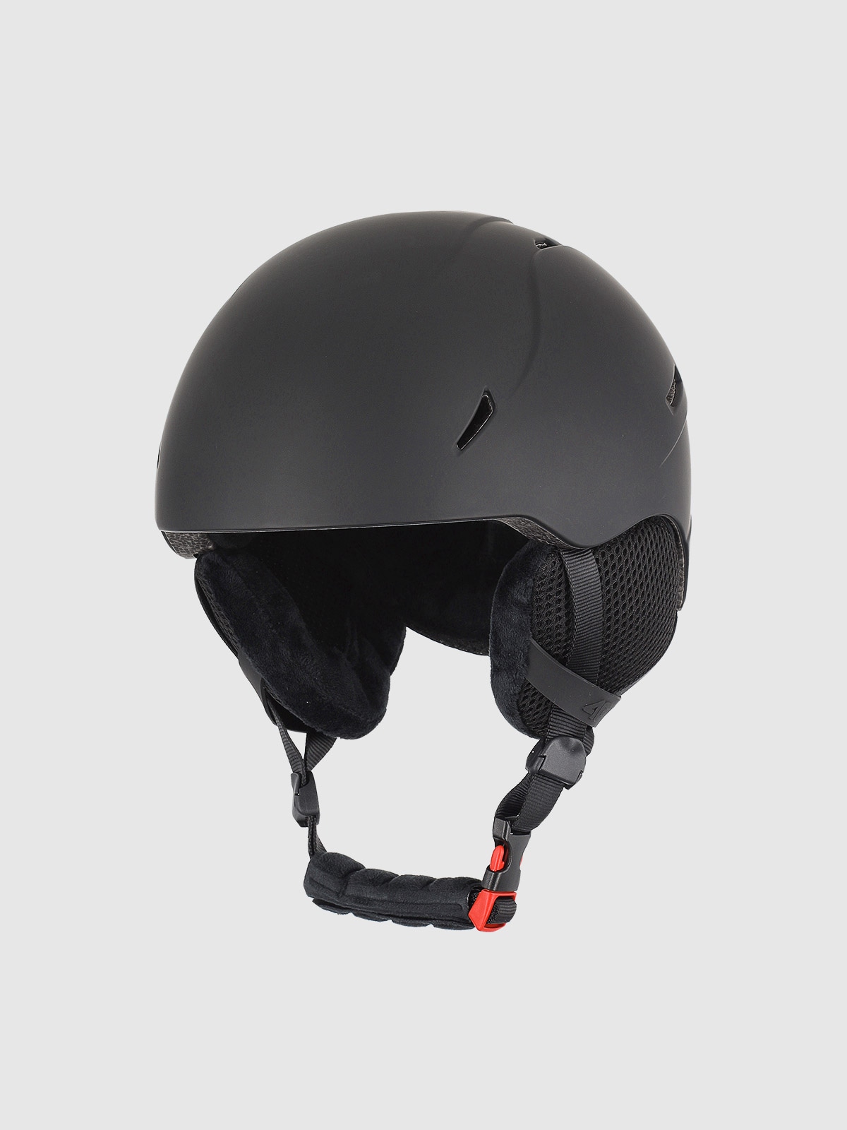 4F Kask narciarski dziecięcy - czarny S (52-56CM)
