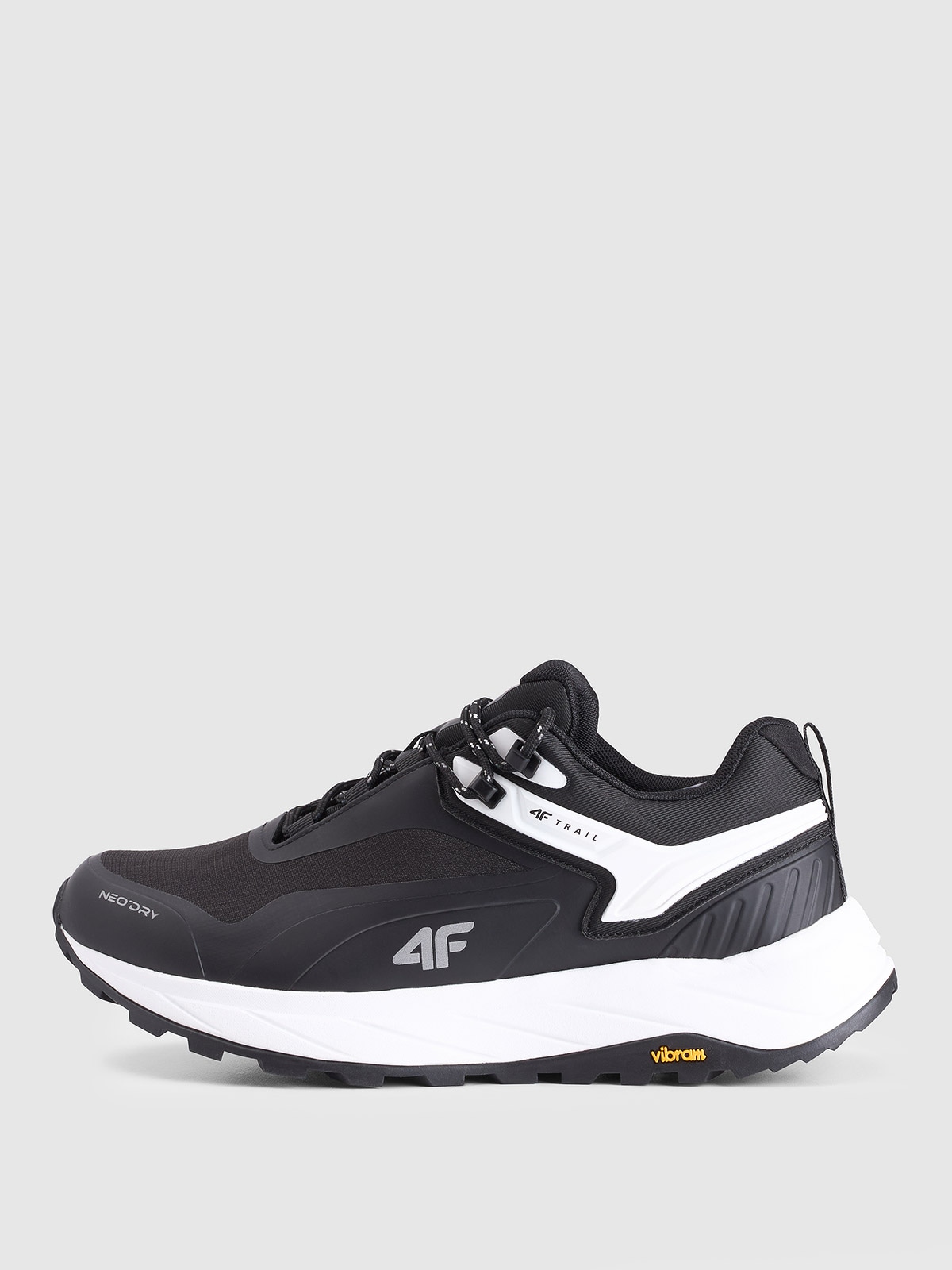 4F Niskie buty trailowe z membraną męskie - czarne 46