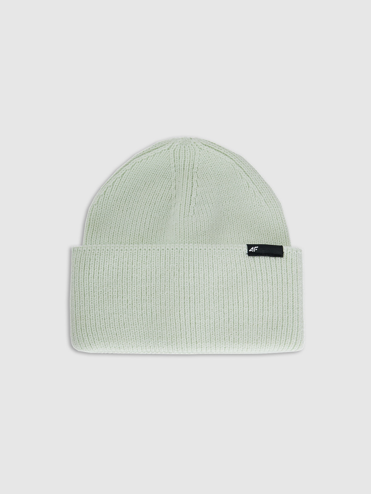 4F Czapka zimowa z dodatkiem wełny dziecięca - turkusowa Uniwersalny