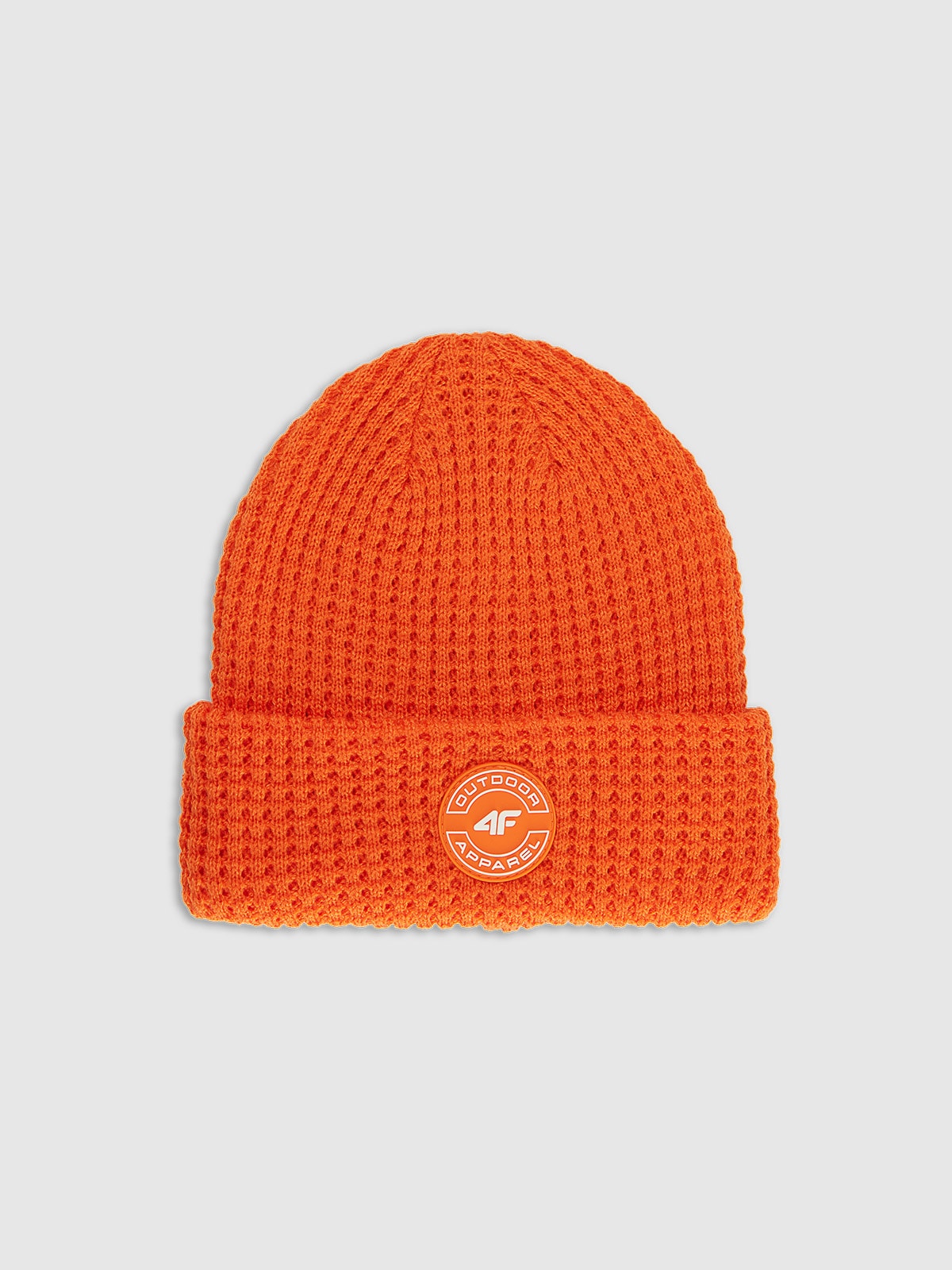 4F Czapka zimowa chłopięca - pomarańczowa Uniwersalny