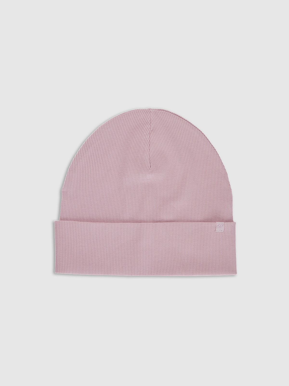 4F Czapka beanie dziecięca - różowa Uniwersalny