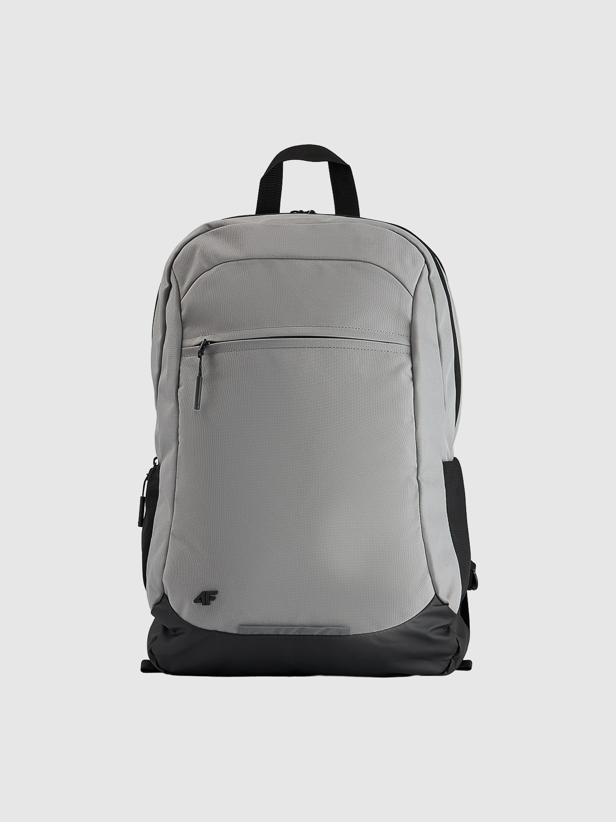 4F Plecak miejski (20 L) z zapinaną kieszenią na laptop - szary Uniwersalny