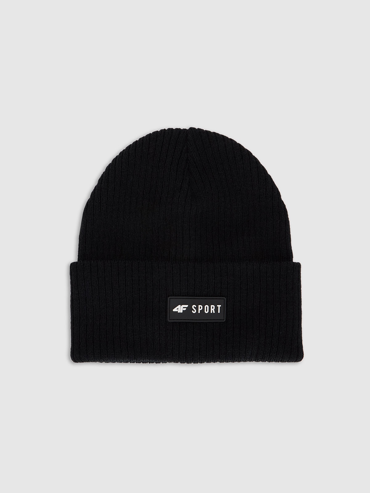 4F Czapka zimowa chłopięca - czarna Uniwersalny