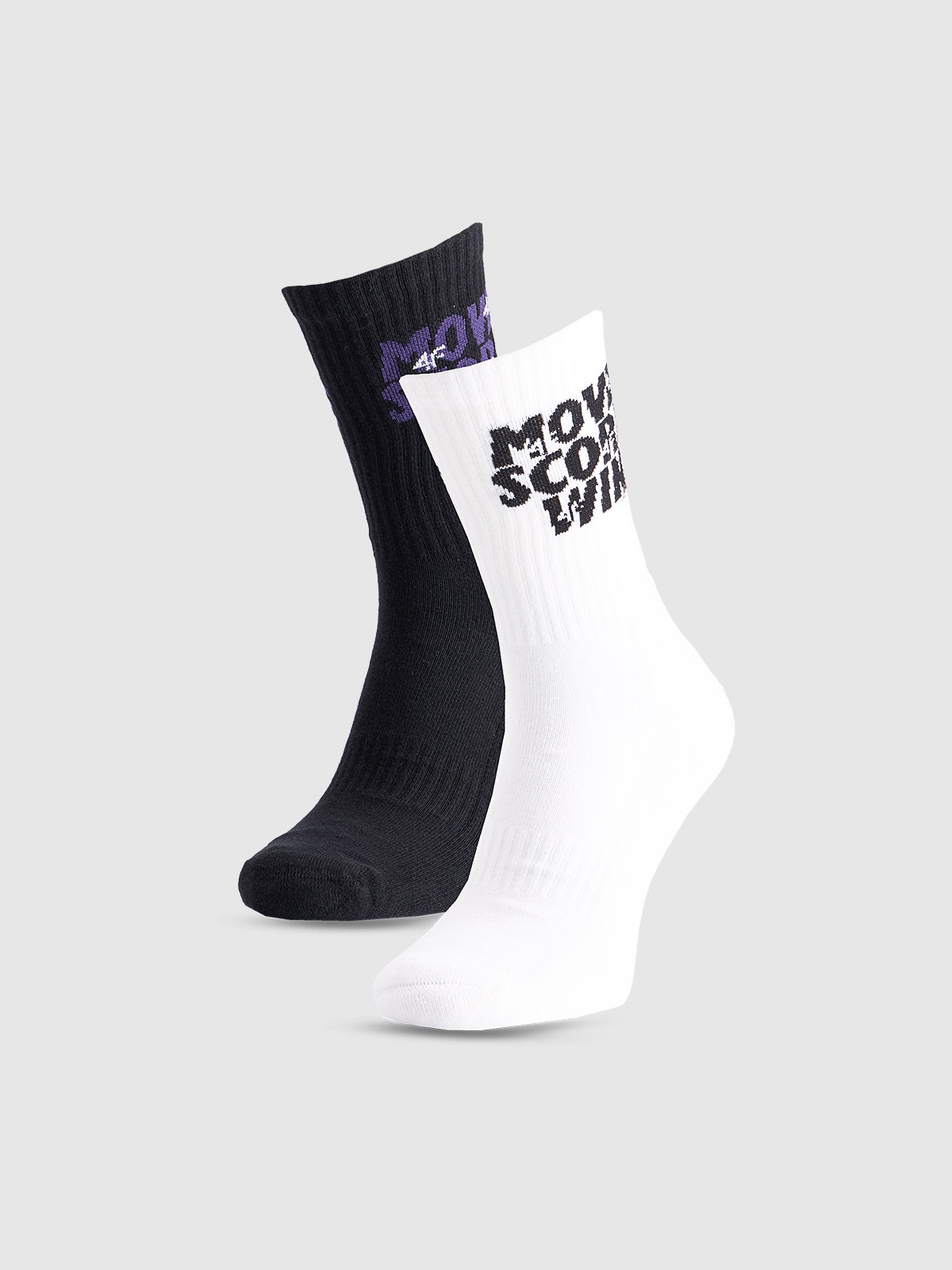 4F Skarpety casual za kostkę (2-pack) damskie - multikolor 35-38