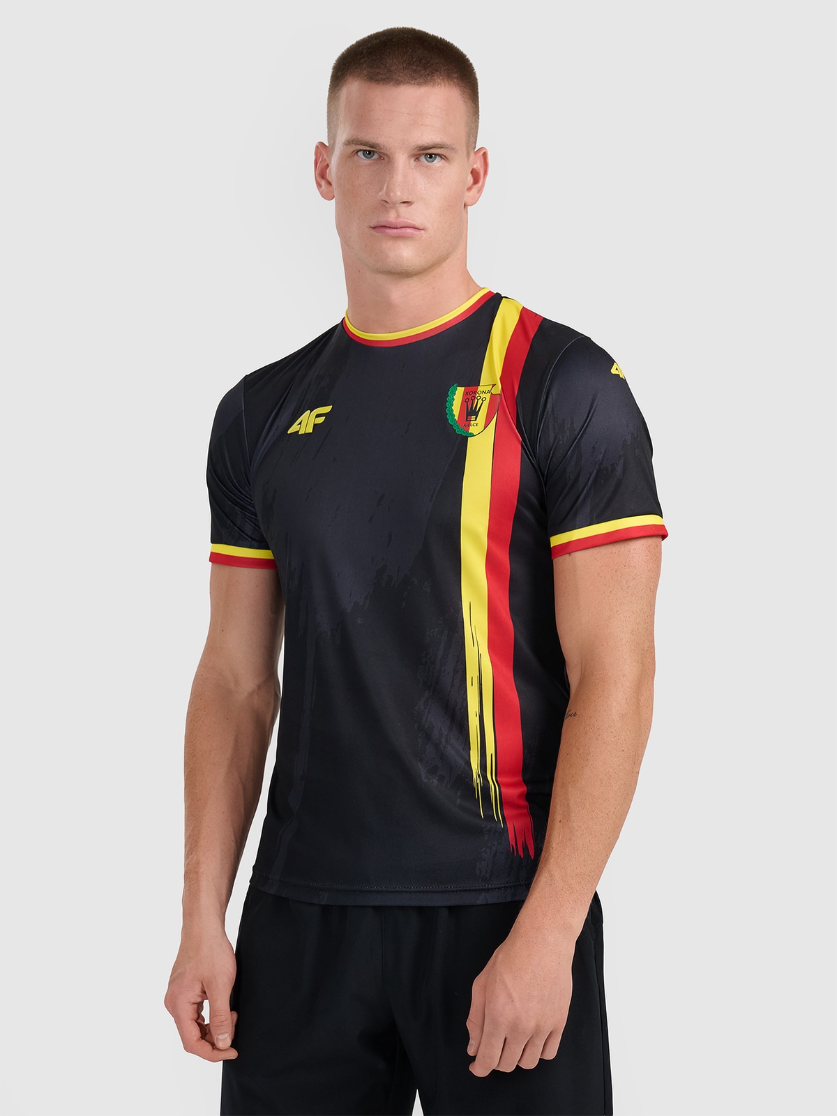 4F Koszulka klubowa wyjazdowa z sezonu 2025/26 męska 4F x Korona Kielce - multikolor 3XL