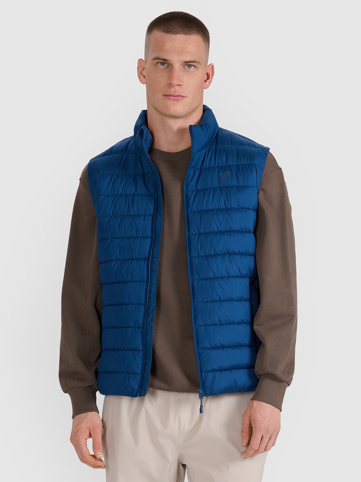 4F Bezrękawnik puchowy z wypełnieniem syntetycznym męski - granatowy M