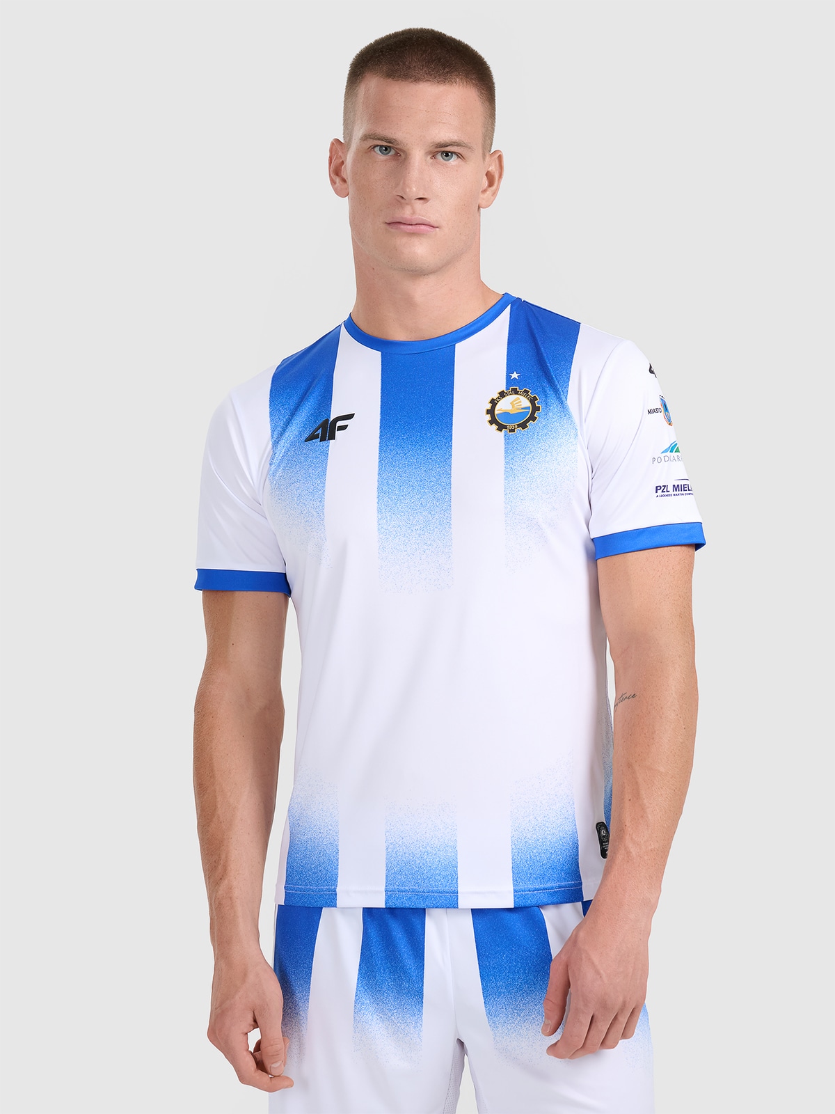 4F Koszulka klubowa domowa z sezonu 2025/26 męska 4F x Stal Mielec - biała 3XL