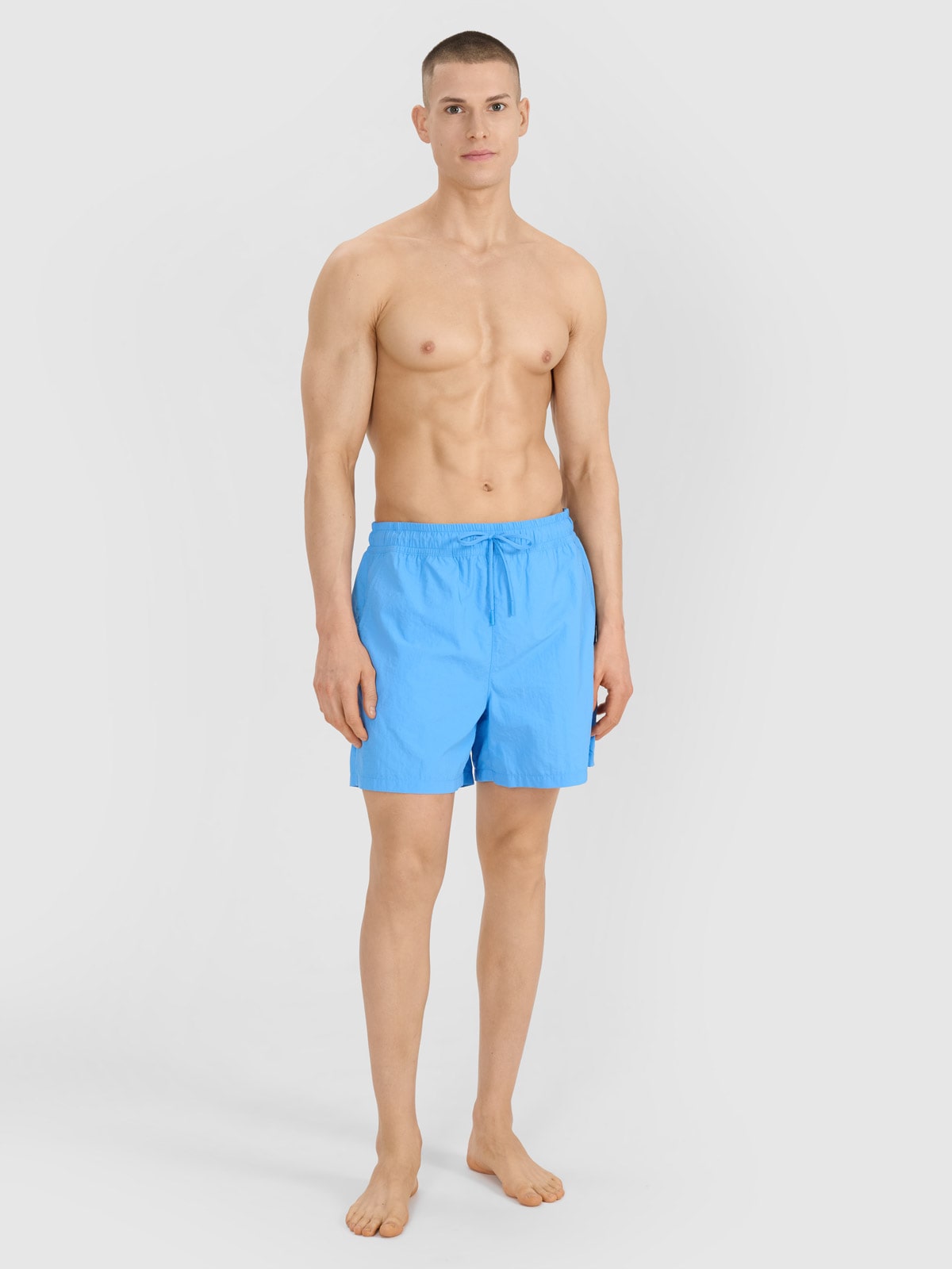 4F Spodenki plażowe boardshorty męskie - niebieskie XXL