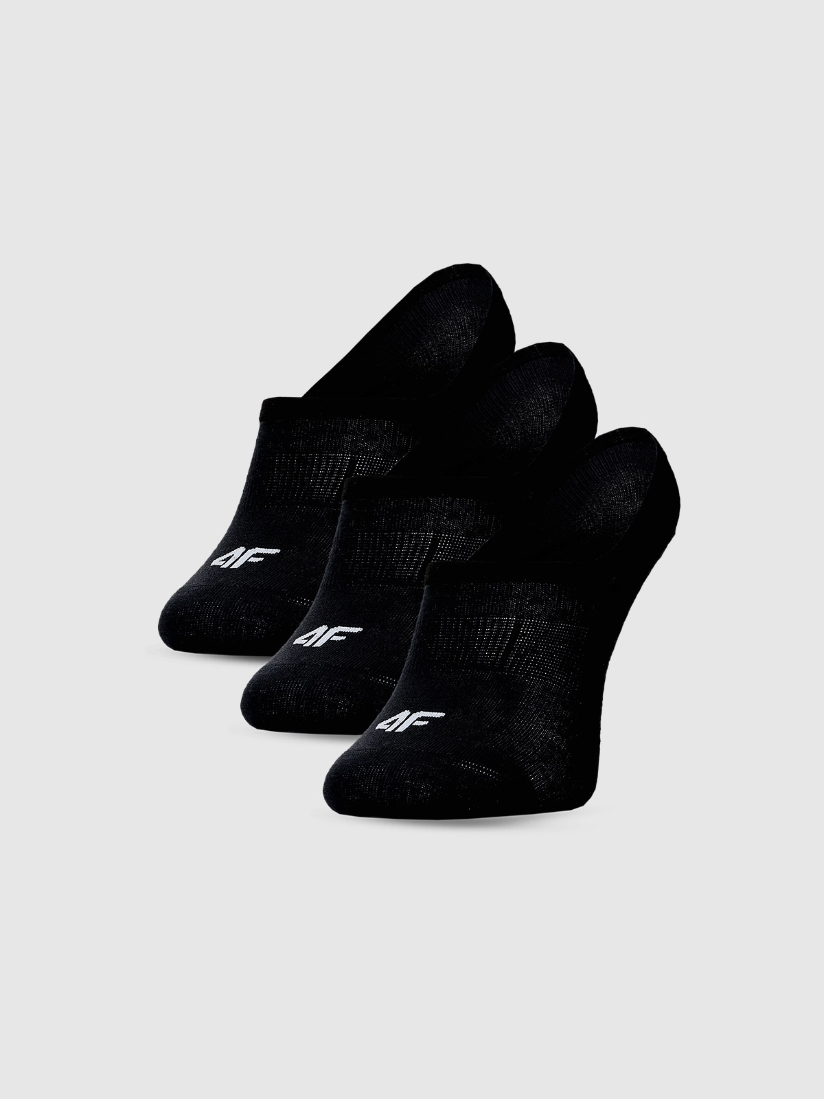 4F Skarpetki casual stopki (3-pack) damskie - czarne 35-38