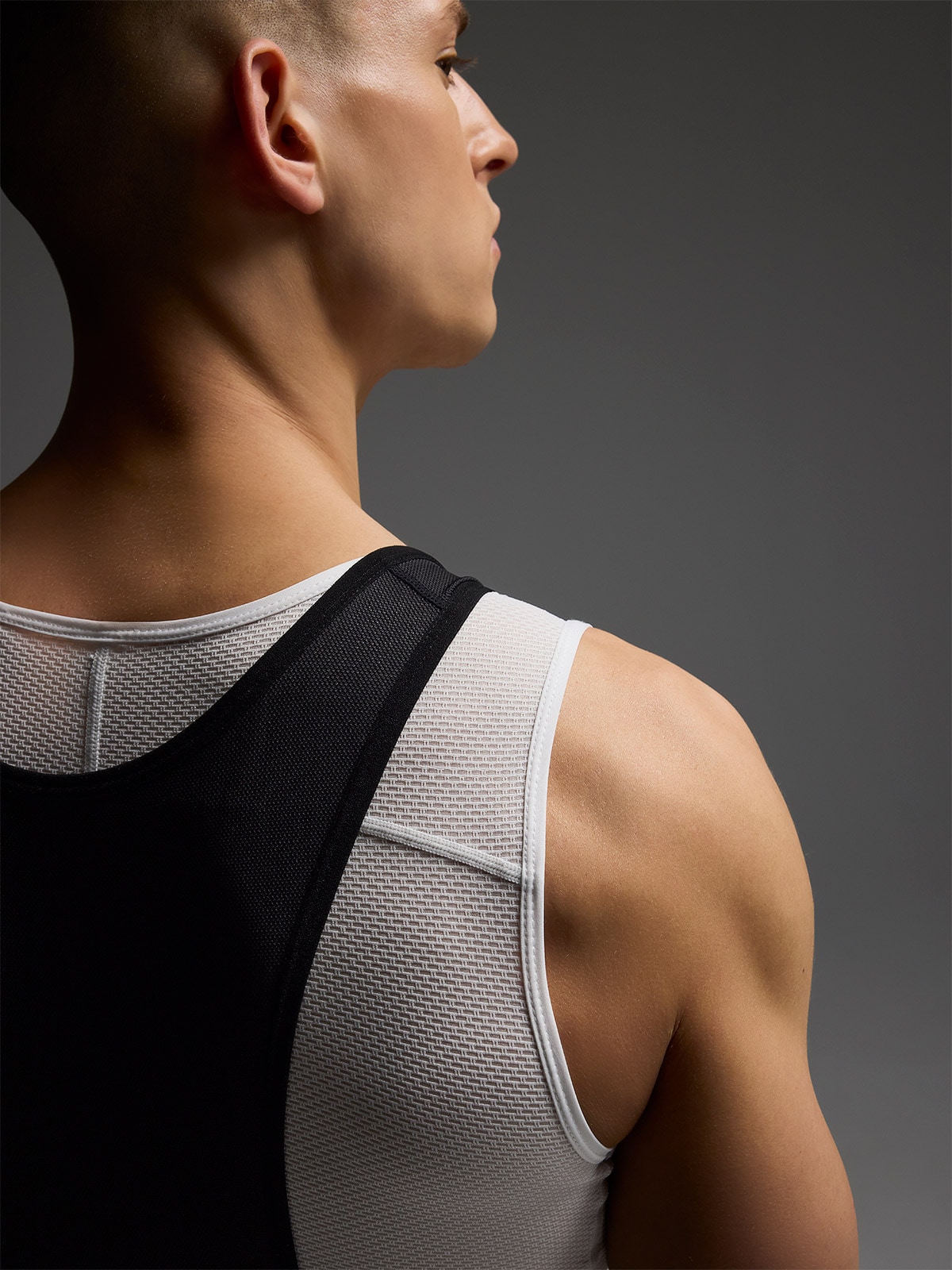 4F Potówka kolarska męska - biała L