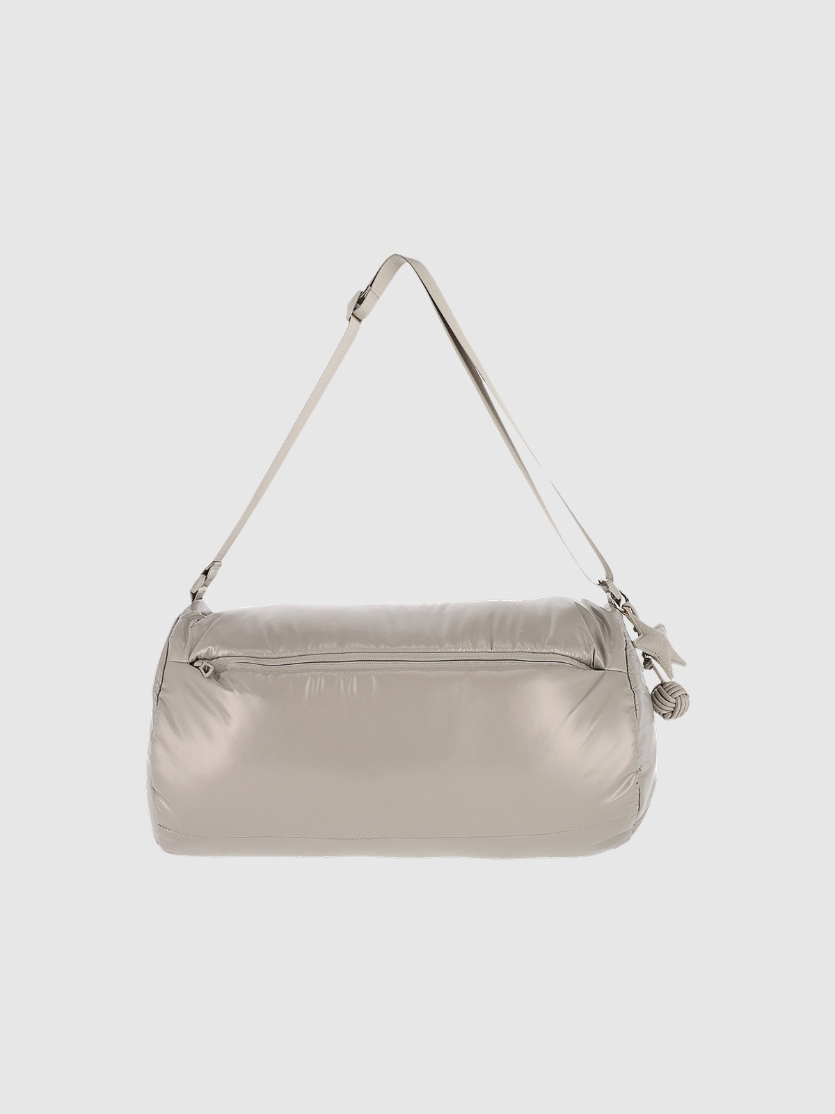 4F Torba barrel bag na ramię - beżowa Uniwersalny