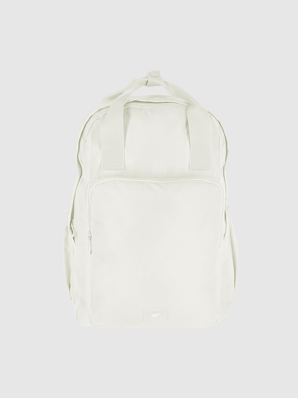 4F Plecak miejski (18 L) z kieszenią na laptop - biały Uniwersalny