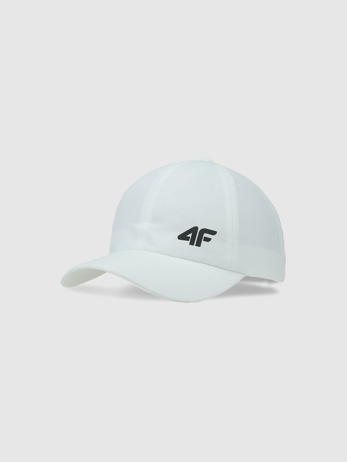 4F Czapka z daszkiem strapback dziecięca - biała Uniwersalny