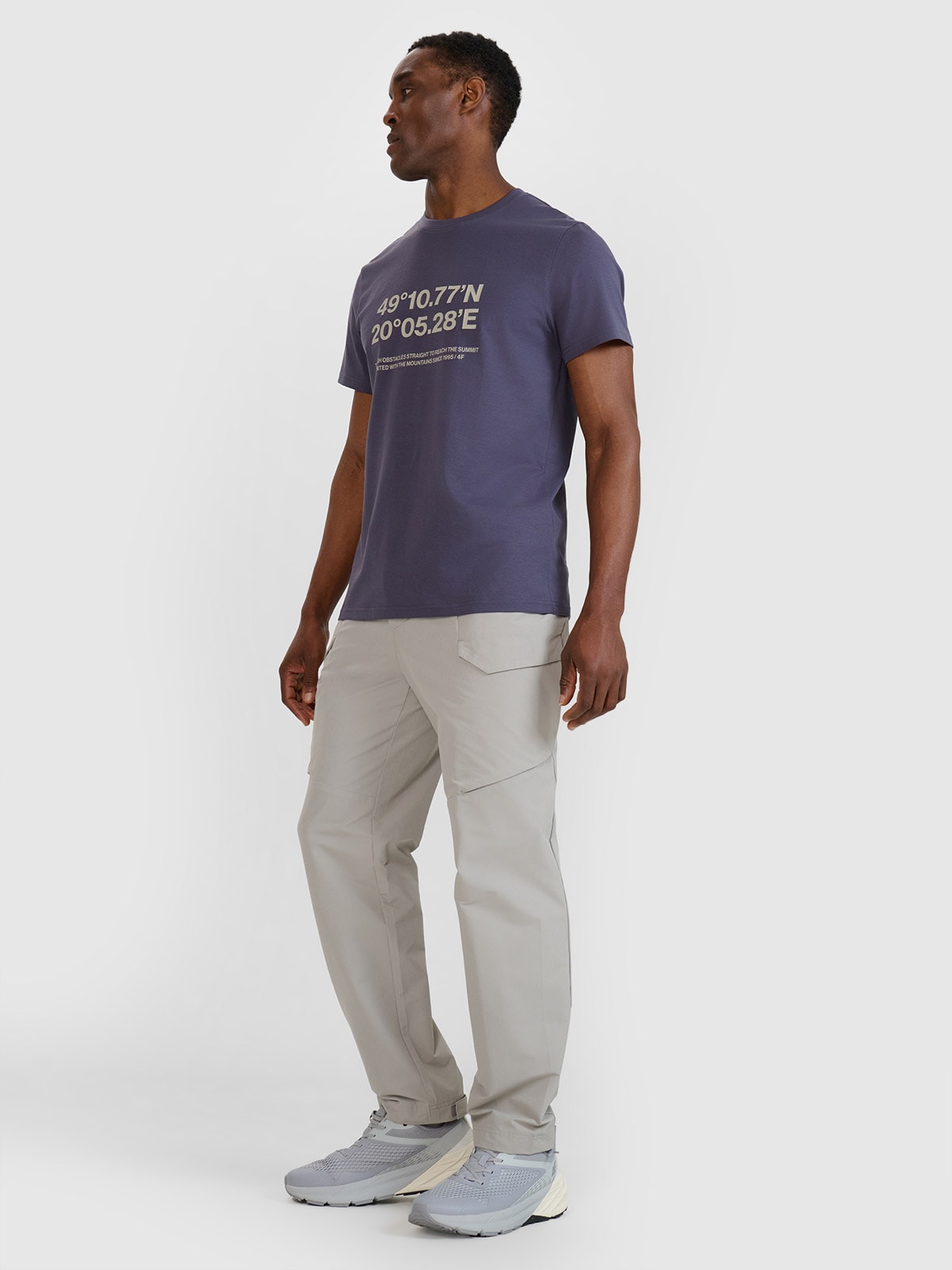 4F Spodnie casualowe męskie - szare 3XL