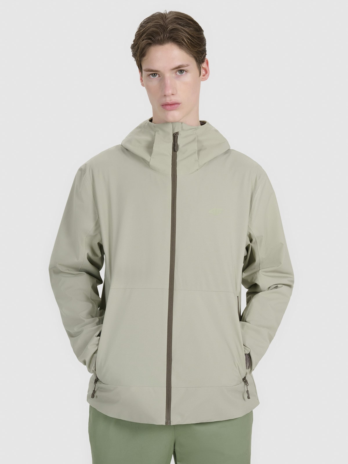 4F Kurtka przejściowa membrana 5000 męska - oliwkowa/khaki M