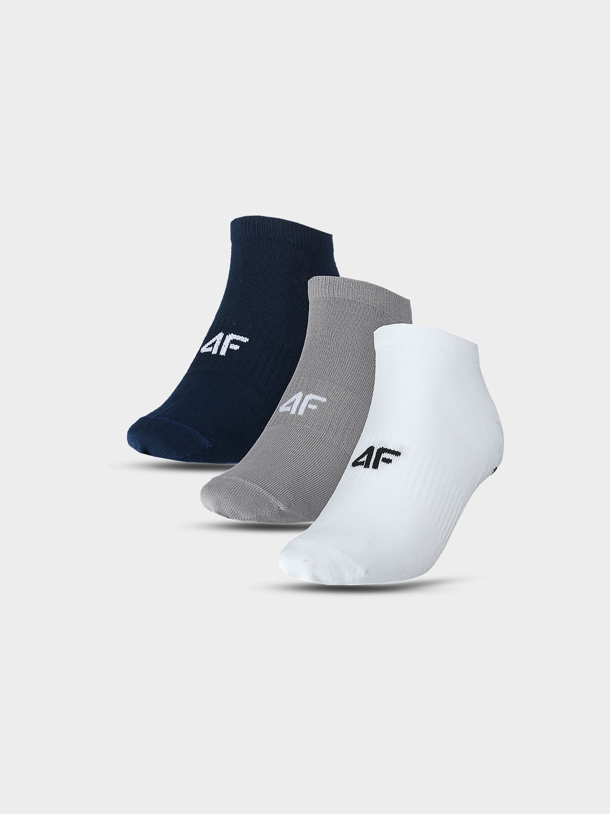 4F Skarpetki casual przed kostkę (3-pack) męskie - multikolor 35-38