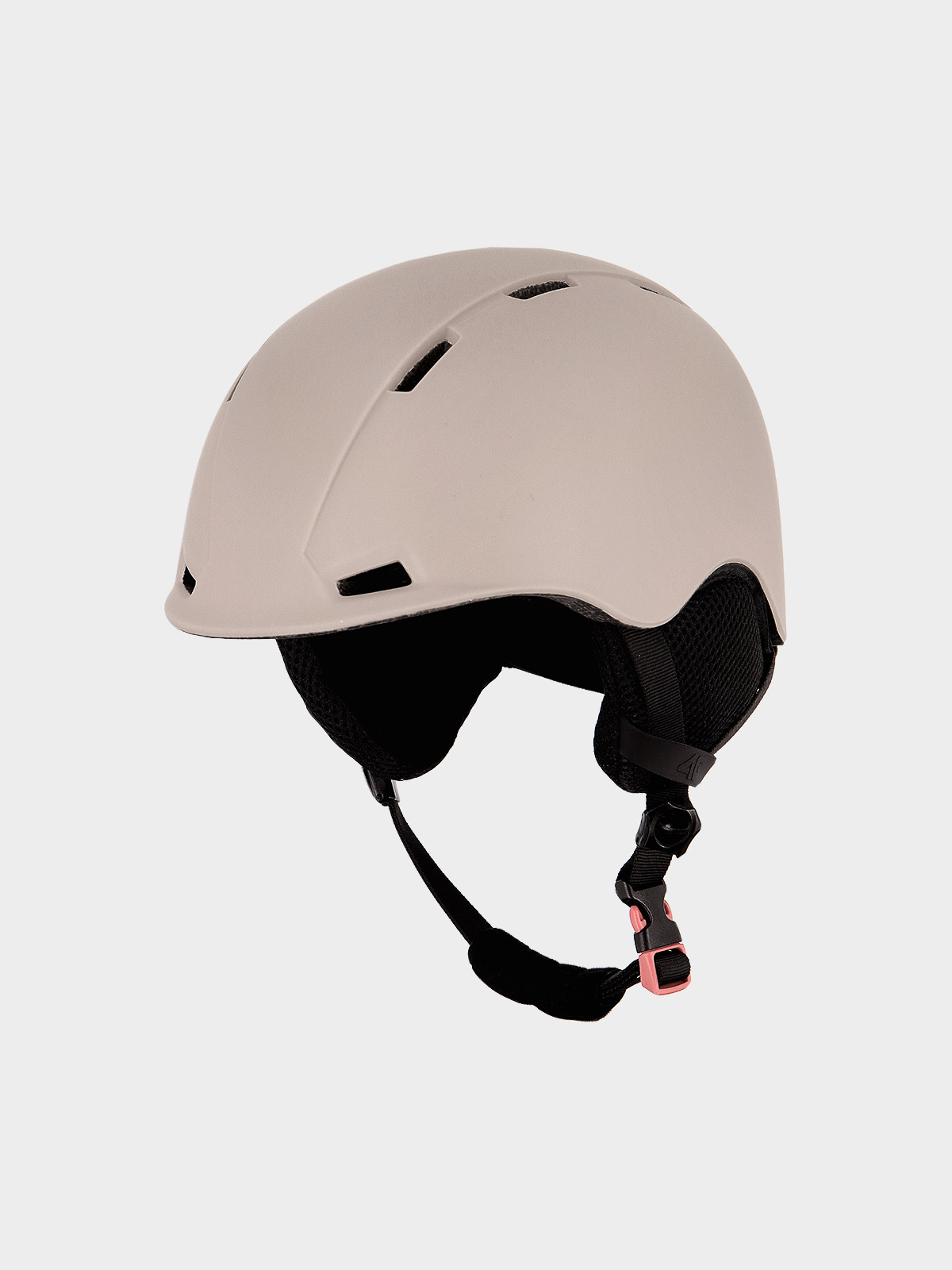 4F Kask narciarski dziecięcy - beżowy M (55-58cm)