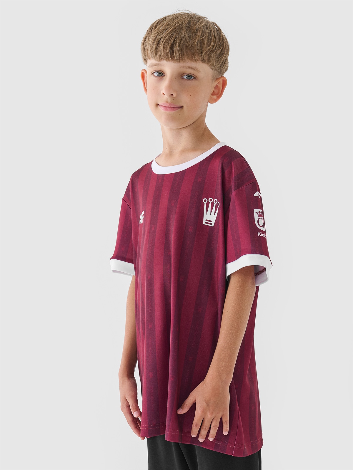 4F Koszulka klubowa wyjazdowa z sezonu 2024/25 chłopięca 4F x Korona Kielce - multikolor 158/164 (12-14 lat)