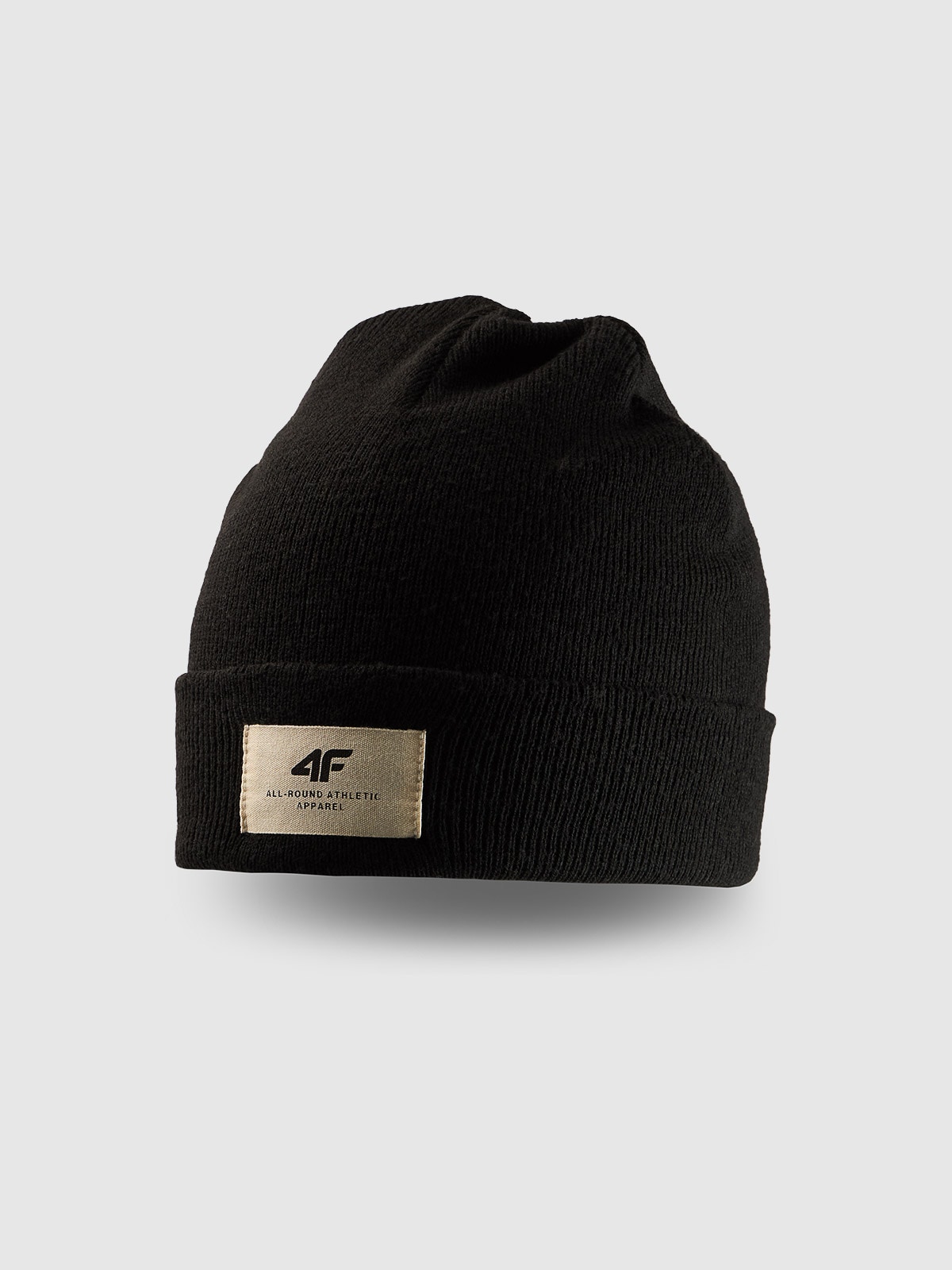4F Czapka zimowa uniseks - czarna Uniwersalny
