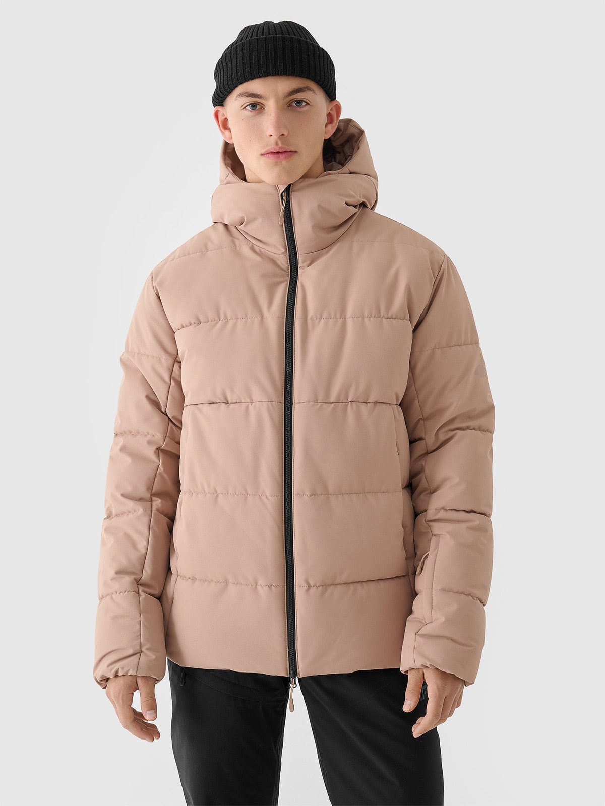 4F Kurtka narciarska membrana 5000 męska - brązowa XXL