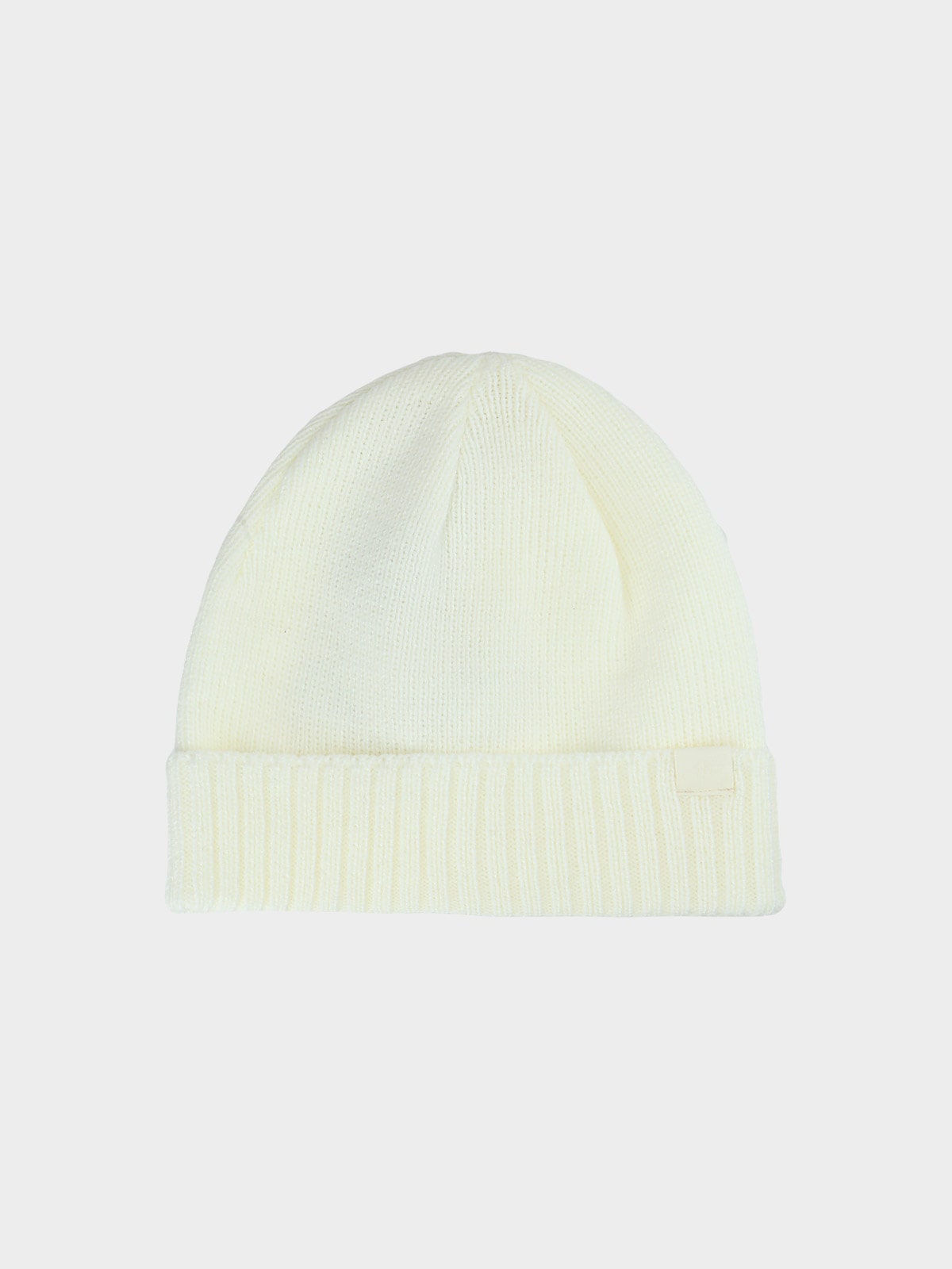 4F Czapka zimowa dziecięca - beżowa Uniwersalny