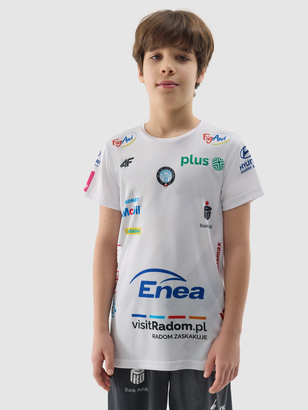4F Koszulka replika domowa z sezonu 2023/2024 dziecięca 4F x Czarni Radom - multikolor 98/104