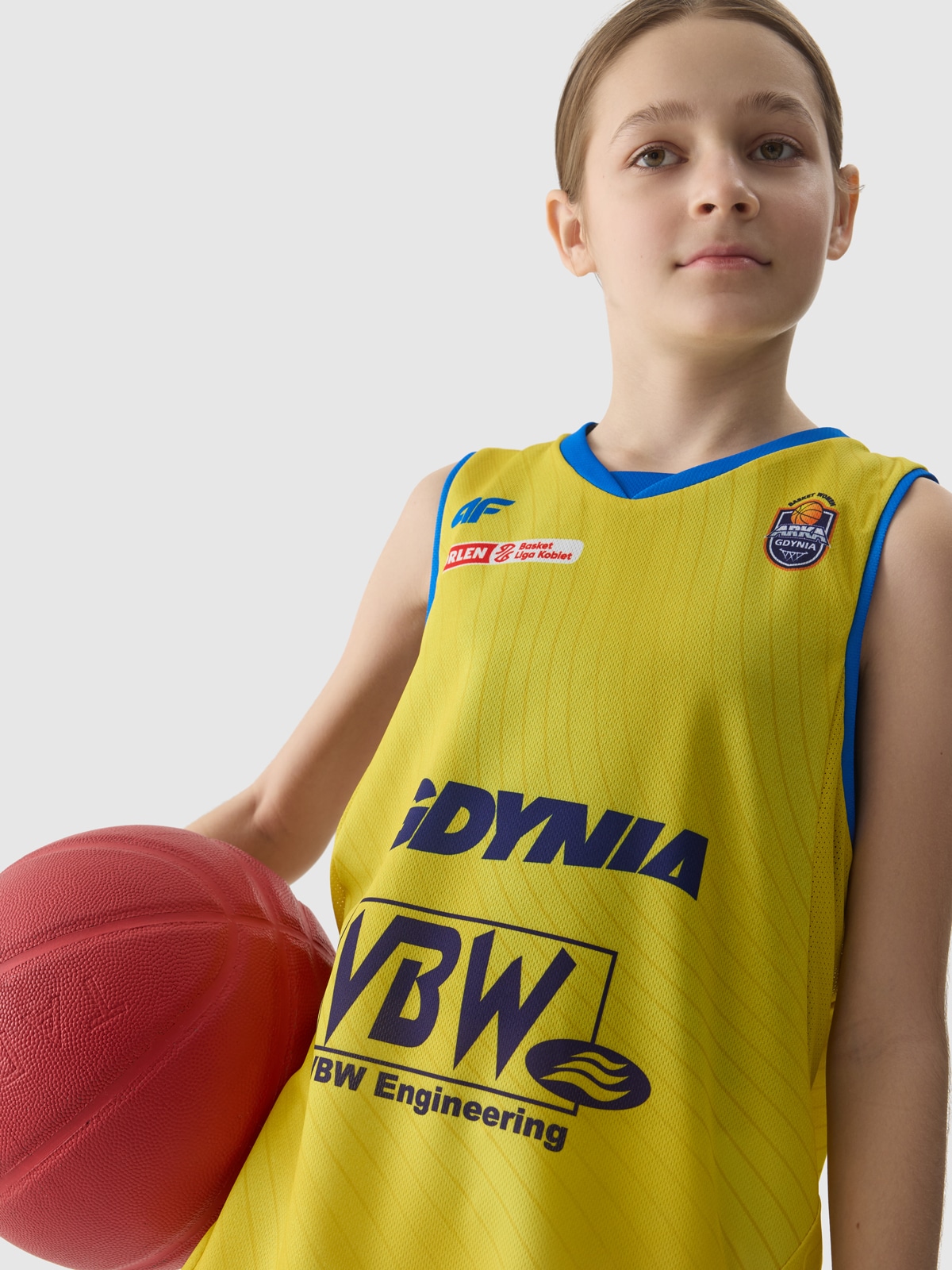 4F Tank top replika domowy z sezonu 2023/24 dziecięcy 4F x VBW Arka Gdynia - multikolor 122/128 (6-8 lat)
