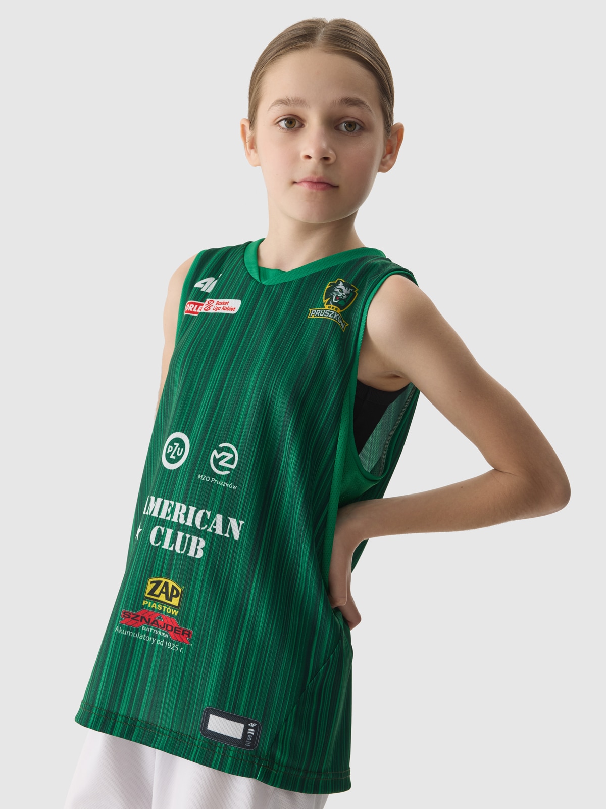 4F Koszulka replika wyjazdowa z sezonu 2023/24 dziecięca 4F x MKS Pruszków - multikolor 122/128 (6-8 lat)