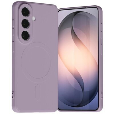 Etui MERCURY Semi-Silicone MagSafe do Samsung Galaxy S26 Liliowy