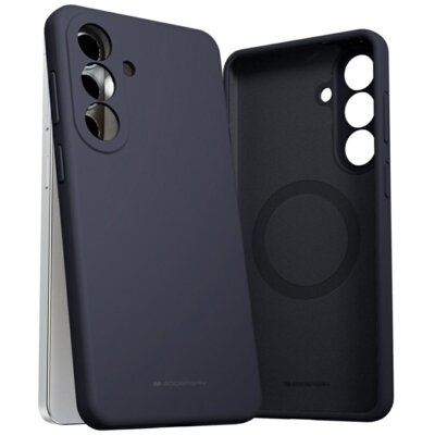 Etui MERCURY Pure MagSafe Silicone do Samsung Galaxy S26+ Granatowy