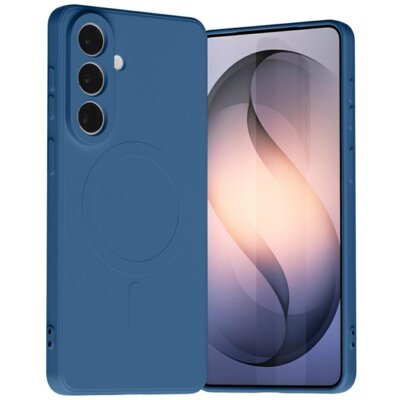 Etui MERCURY Semi-Silicone MagSafe do Samsung Galaxy S26+ Niebieski