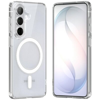 Etui MERCURY Jelhard MagSafe do Samsung Galaxy S26 Przezroczysty