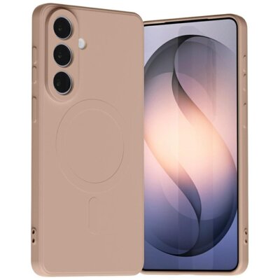 Etui MERCURY Semi-Silicone MagSafe do Samsung Galaxy S26+ Różowo-piaskowy