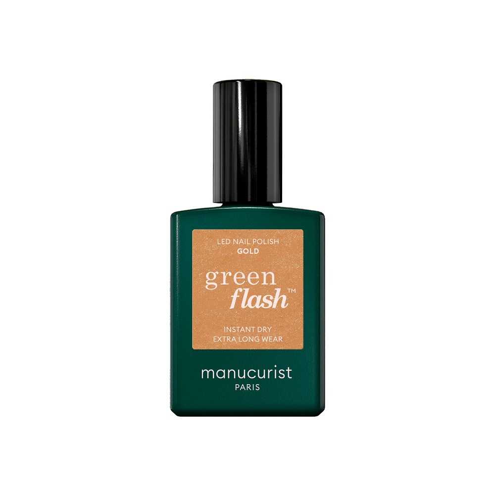 Manucurist Green Flash Nail Polish lakier do paznokci Gold 15ml