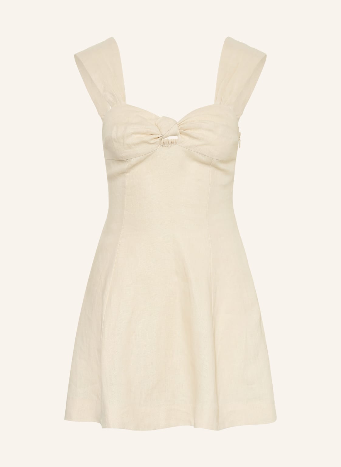 Faithfull The Brand Sukienka Lniana Pallida beige