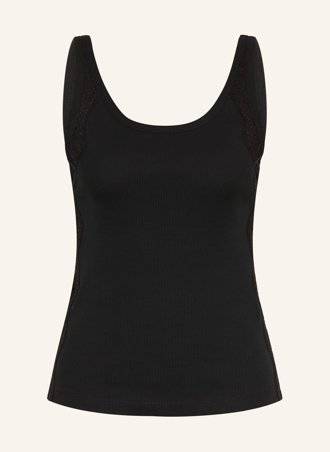 Sandro Top Z Koronką schwarz