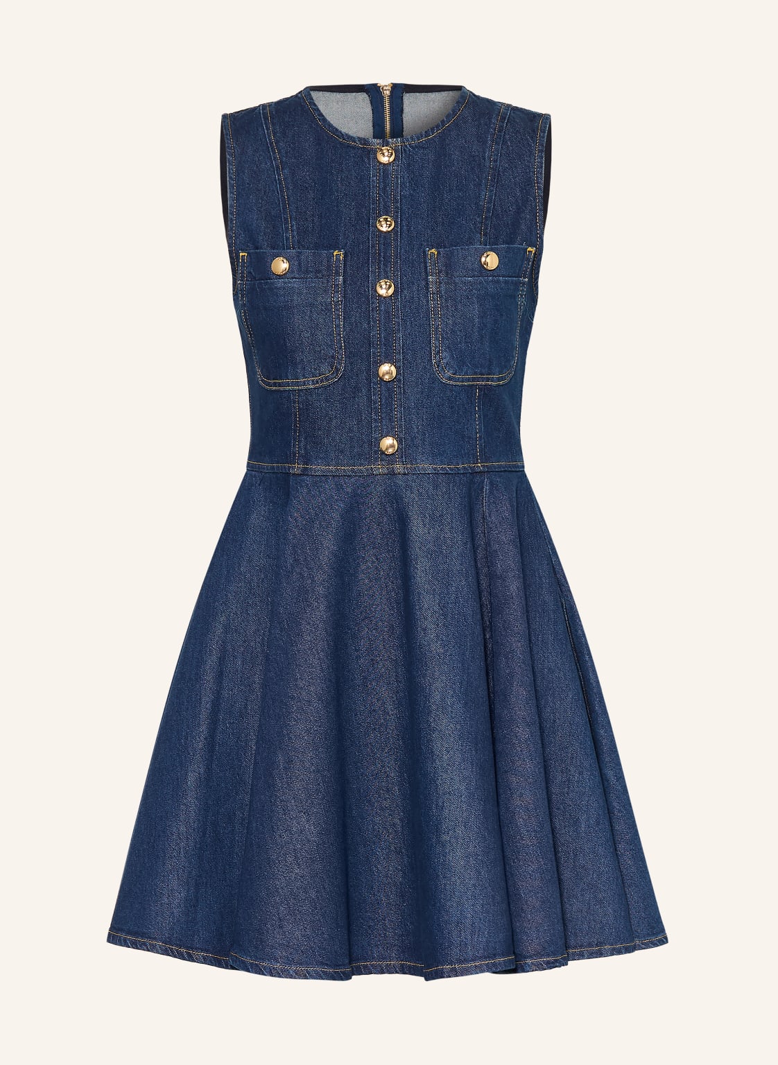 Maje Sukienka Jeansowa blau