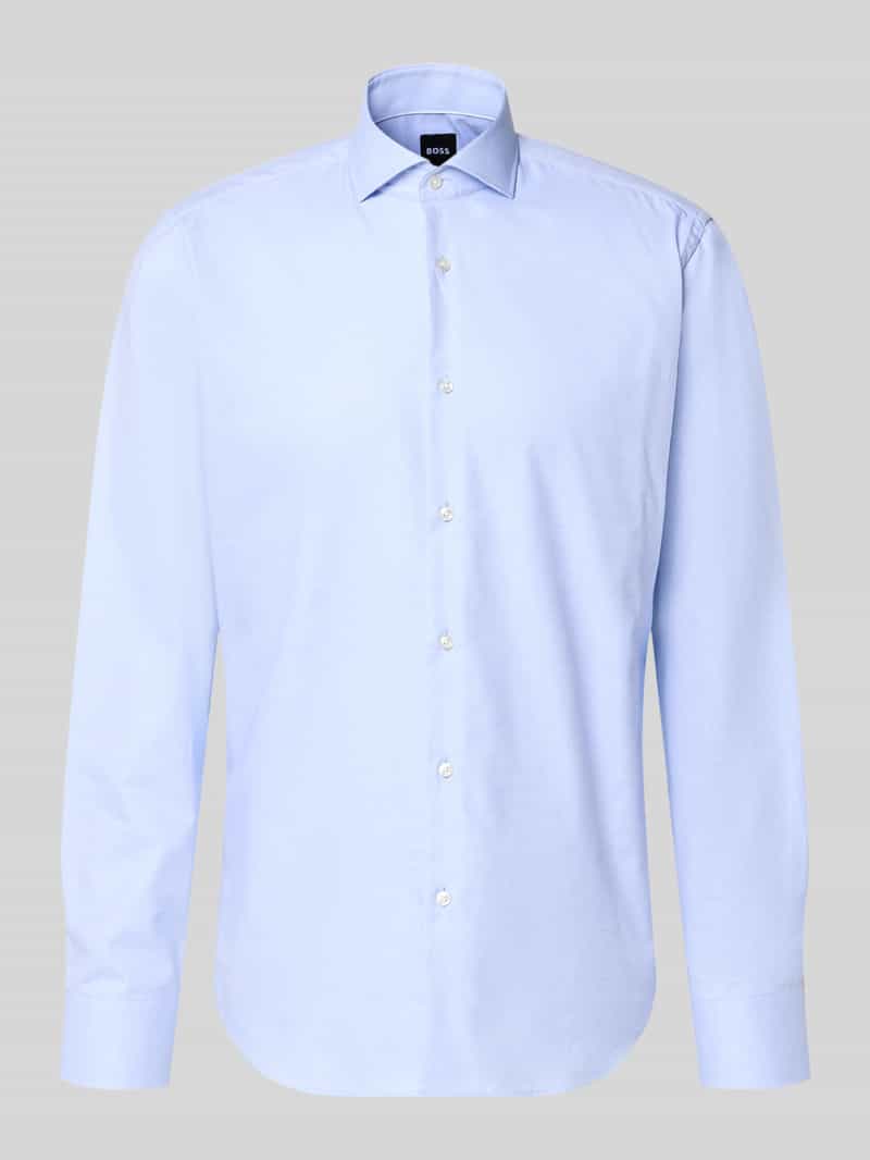 Koszula biznesowa o kroju regular fit z czystej bawełny