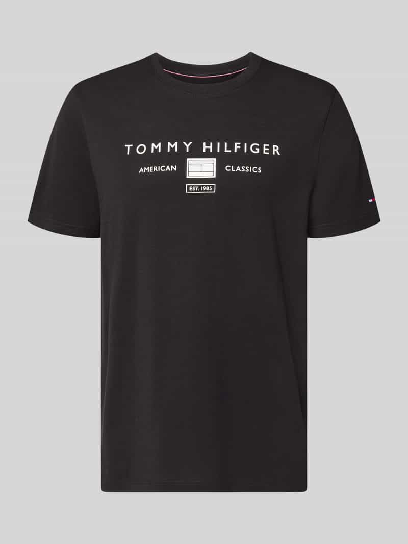 t-shirt o kroju regular fit z czystej bawełny