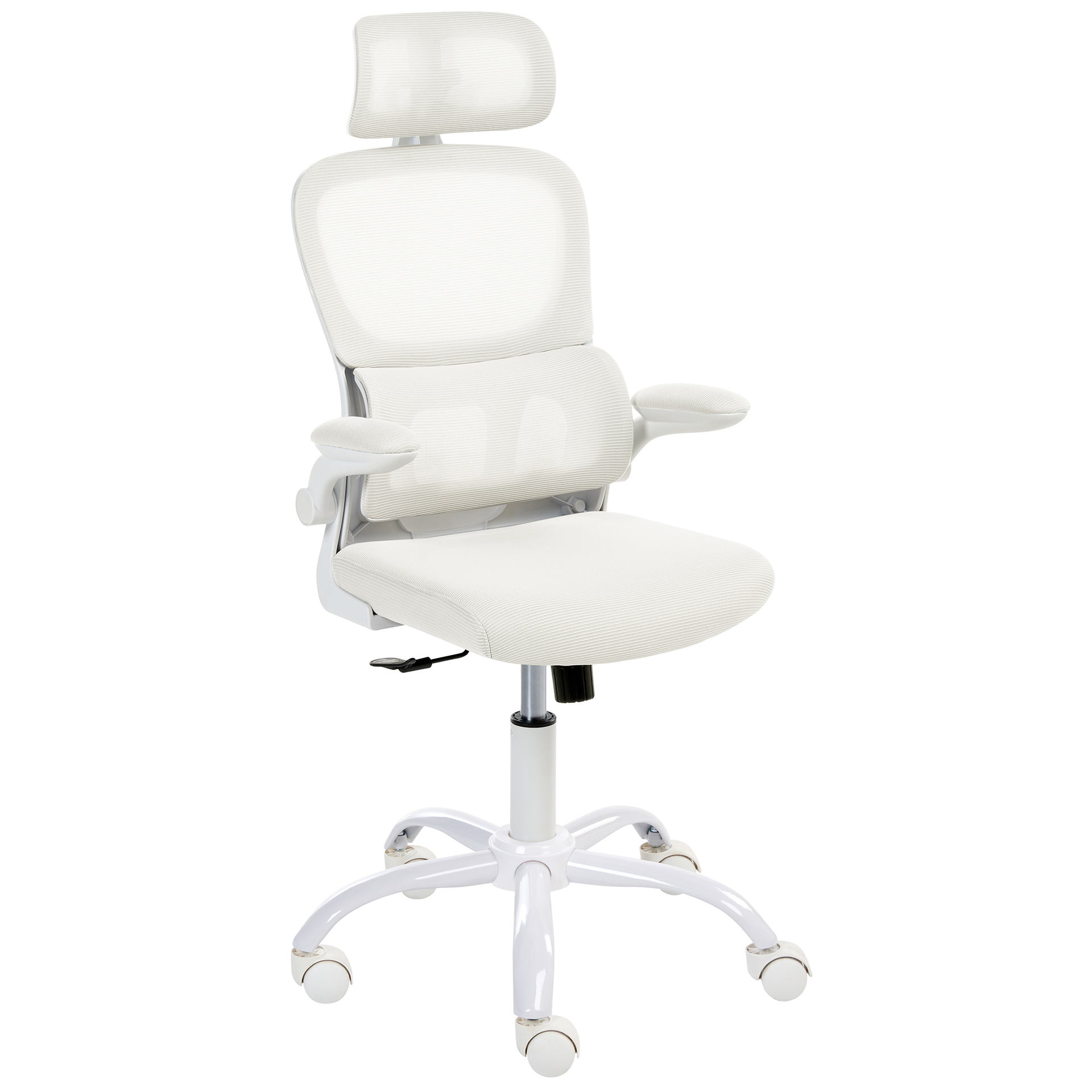 Beliani Krzesło obrotowe SOLIS Biały