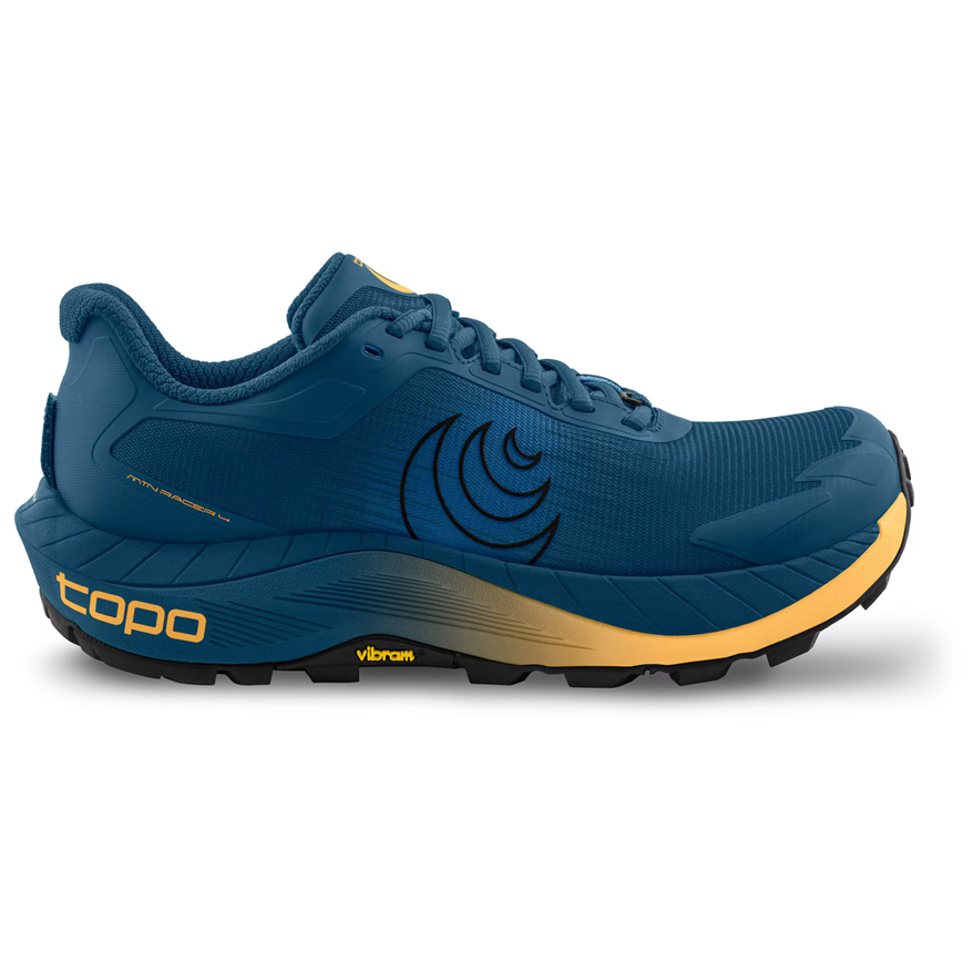 Buty do biegania dla mężczyzn Topo MTN Racer 4 Wide Rozmiar butów (UE): 42,5 / Kolor: niebieski/pomarańczowy