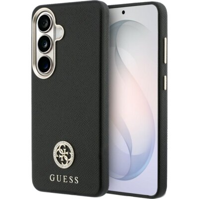 Etui GUESS Rhinestone Round Logo MagSafe do Samsung Galaxy S26+ Czarny